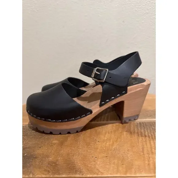 MIA Women's Abba Black Clogs size 38 (7) - Picture 3 of 8